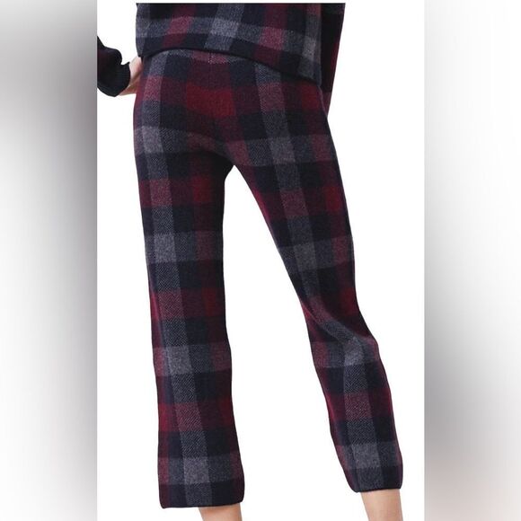 NAADAM Wool Cashmere Checkered Pants Size Medium - Picture 2 of 6